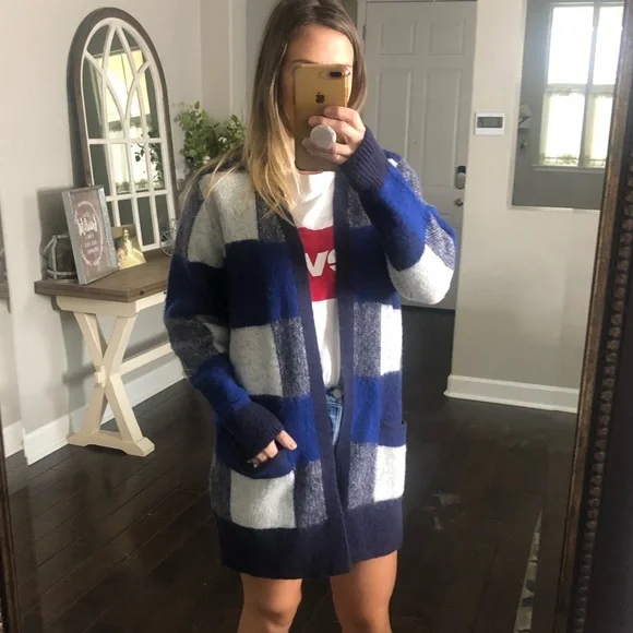 Lucky Brand oversized open cardigan